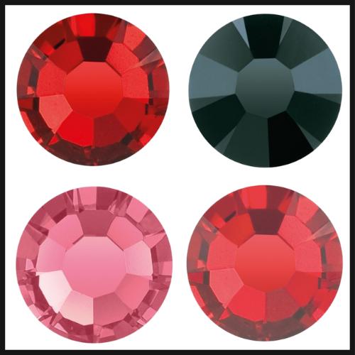 Preciosa® Krystall Startpakke - Rød mix (2880 stk)