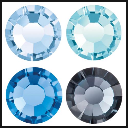 Preciosa® Hotfix Krystall Startpakke - Hav mix (2880 stk)